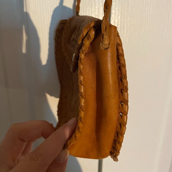 Small Brown Leather Crossbody Bag - Picture 5 of 5
